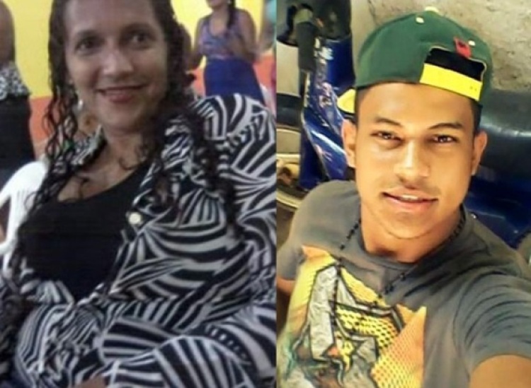 Mãe e filho, vítimas do assassino. Fonte: Cidadeverde.com