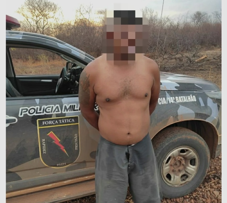 FOTO: SUSPEITO DO ASSASSINATO É PRESO 