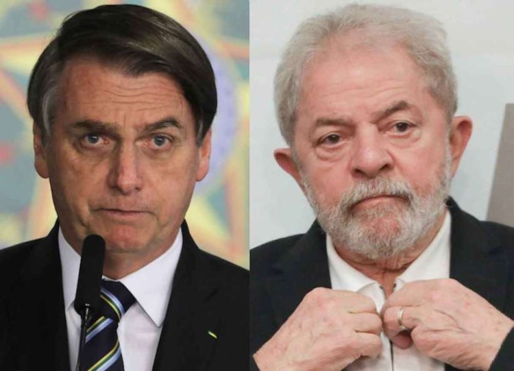 Bolsonaro e Lula aparecem tecnicamente empatados em pesquisa
(foto: Marcos Correia/PR)