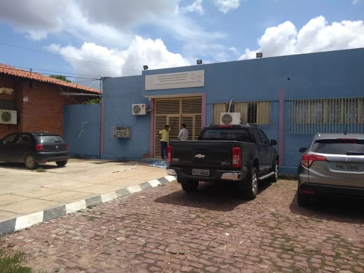 Delegacia de Proteção à Criança e Adolescente (DPCA), em Teresina cumpriu mandado — Foto: TV Clube