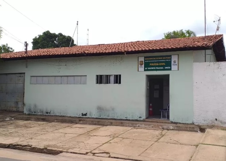 Sede da delegacia de Polícia Civil em União, no interior do Piauí — Foto: Alejandro Fernandes/ Click União