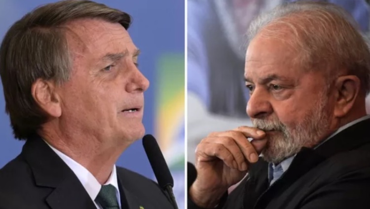 Jair Bolsonaro e Lula — Foto: Evaristo Sá e Nelson Almeida/AFP