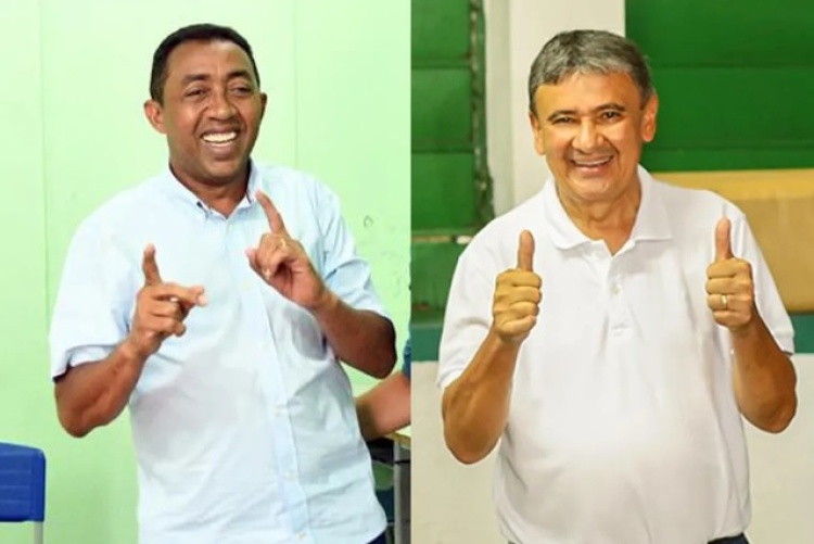 Os candidatos ao Senado no Piauí Joel Rodrigues e Wellington Dias — Foto: Divulgação