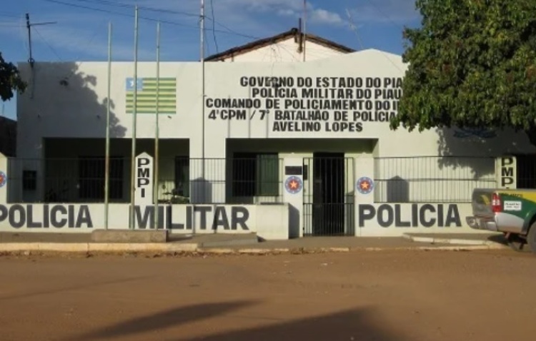 Comando da Polícia Militar de Avelino Lopes - Foto: Reprodução