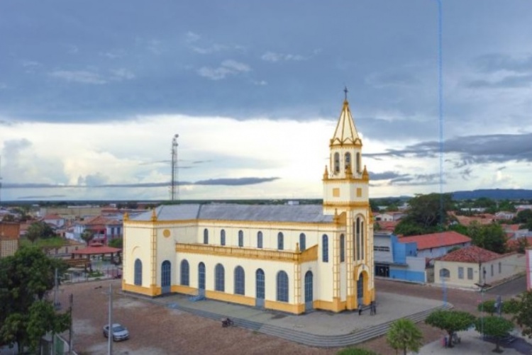 Imagem projetando como ficará a Igreja após a pintura. Foto: Divulgação 