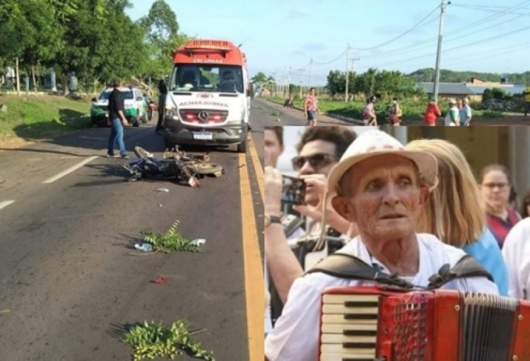 Antonio Raposa, de 83 anos, morreu no acidente - Foto: Reprodução/Canal 121