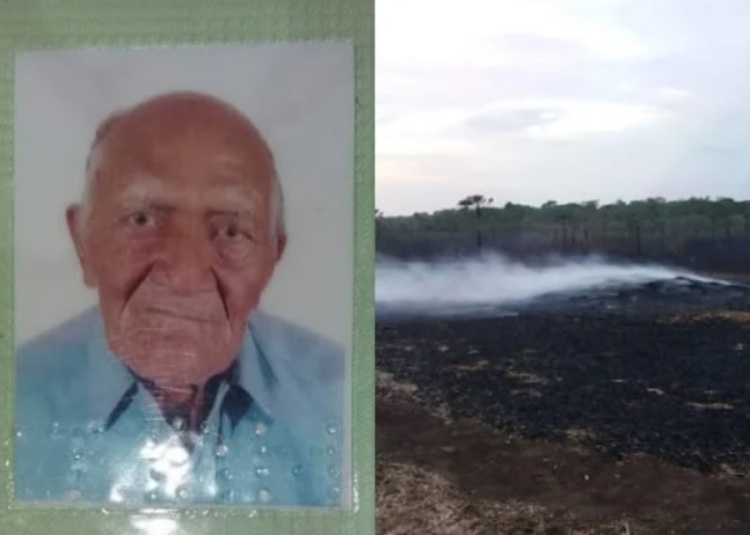 Idoso morre carbonizado após atear fogo em seu próprio terreno no Piauí