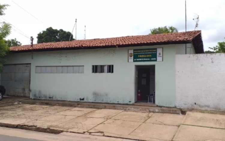 Sede da delegacia de Polícia Civil em União, no interior do Piauí — Foto: Alejandro Fernandes/ Click União