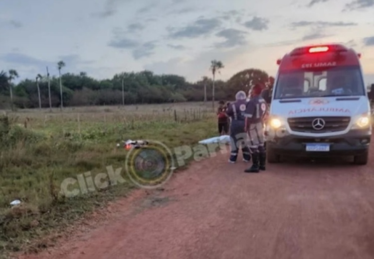 Idoso perde controle de moto, cai e morre na zona rural de Parnaíba - Foto: Reprodução/Click Parnaíba