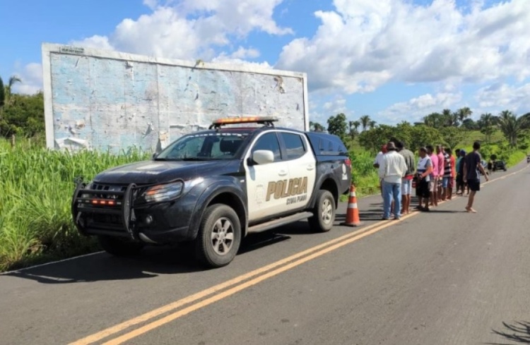 Jovem de 24 anos é assassinado a tiros na rodovia que liga Água Branca a Lagoinha do Piauí - Foto: Valdomiro Gomes/Portal Canal 121