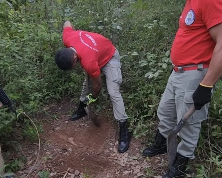 Polícia encontra ossada humana que pode ser de jovem desaparecido há quase 1 ano; suspeito da morte é preso — Foto: Polícia Civil