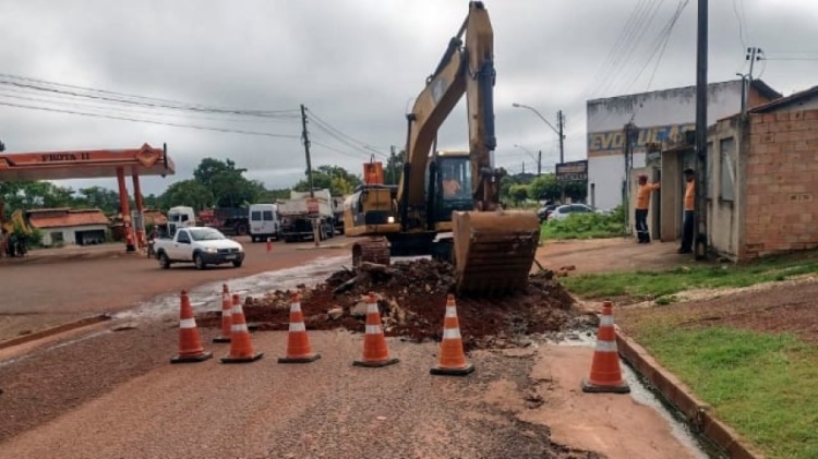 DER intensifica obras restauração da PI-113 na zona urbana de José de Freitas | Divulgação/DER