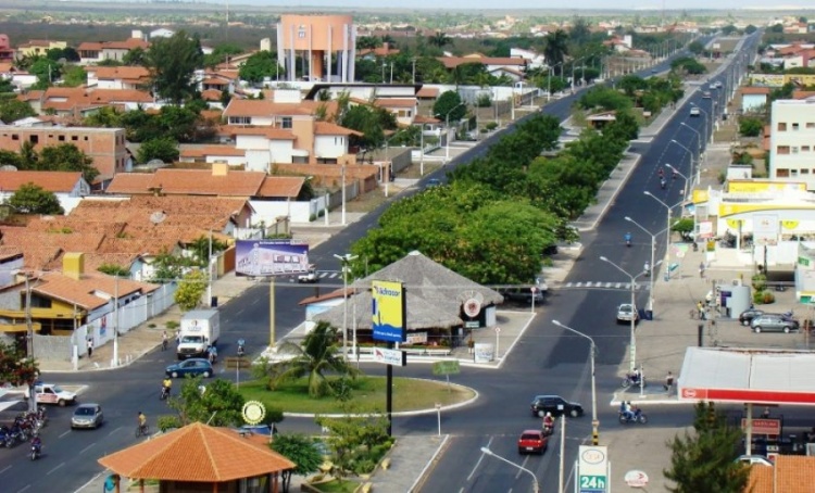 Vista aérea parcial de Parnaiba