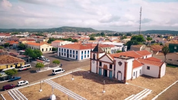 Vista parcial da cidade de Oeiras (PI). Foto: Reprodução