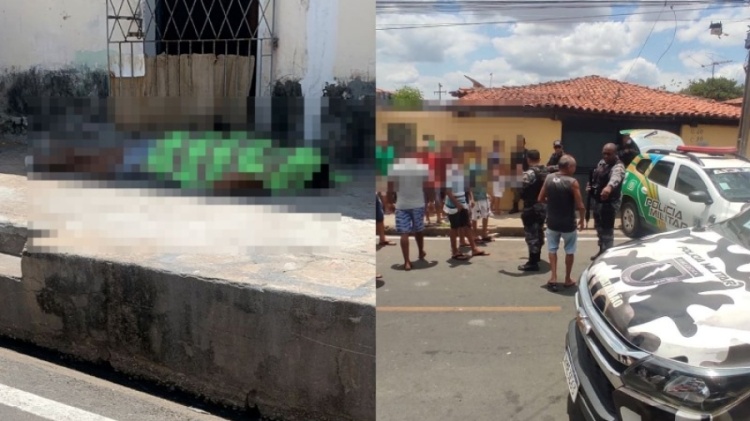 Foto do homicídio de Ytalo de Cássio. Uma das 4 mortes violentas em Teresina