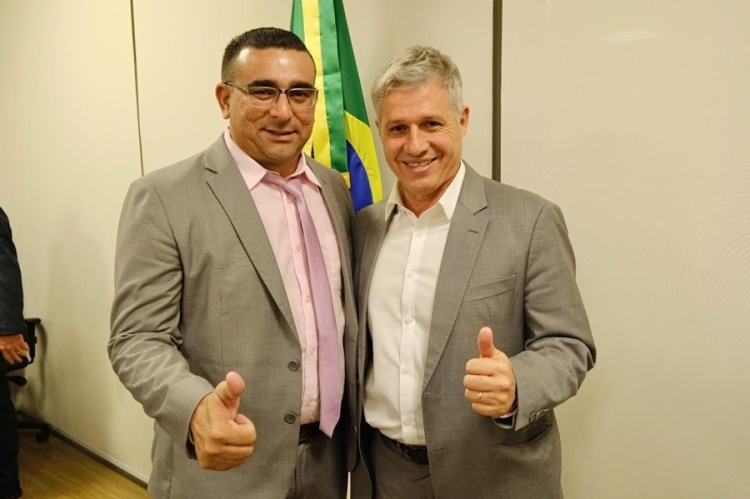 Prefeito Olavo Júnior e Ministro Paulo Teixeira 