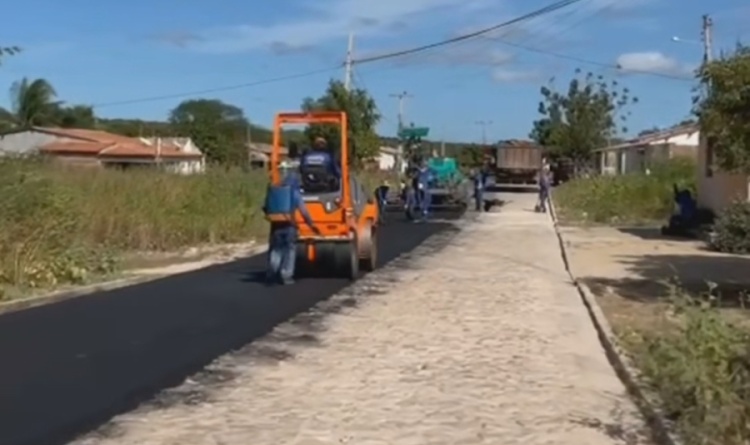 Imagem ilustrativa de obra sendo executada na cidade de Assunção do Piauí 