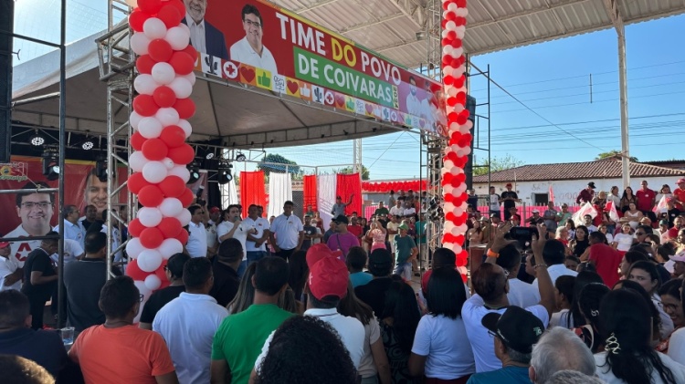 Convenção partidária em Coivaras-PI / Foto: Campo Maior Em Foco 