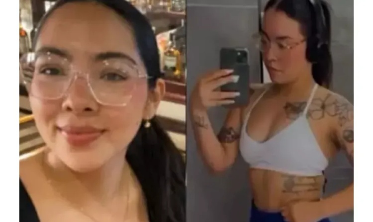 Mexicana de 22 anos morreu em academia enquanto fazia musculação Foto: Reproduções 