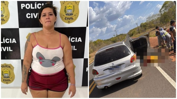 Mulher baleada em veículo tem diversas passagens - Foto: Reproduções 