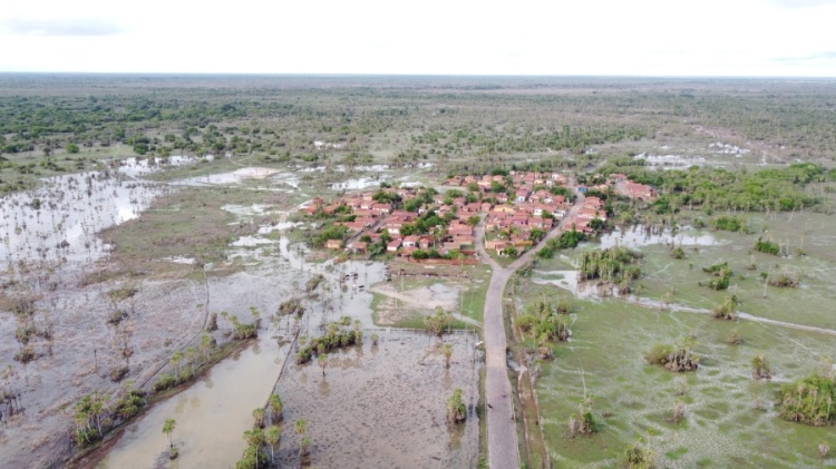 Bairro Califórnia em Campo Maior após chuvas - Foto: Campo Maior em Foco