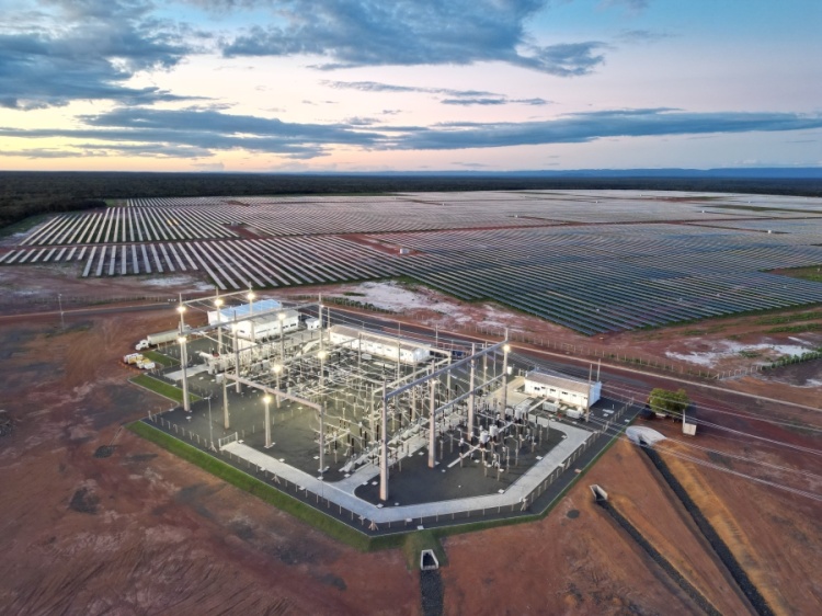 Complexo Solar Marangatu, no município de Brasileira.