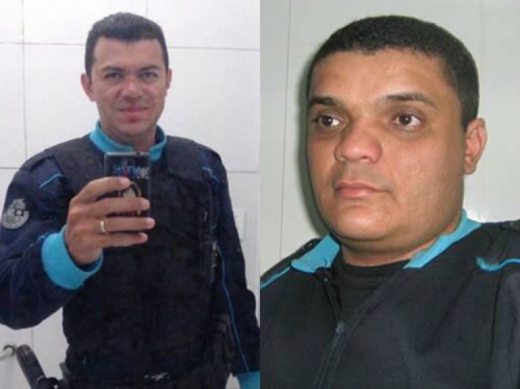  Soldado Antônio Alves e Cabo Joel, dois dos três soldados mortos na tarde desta quinta-feira (30), em Quixadá.