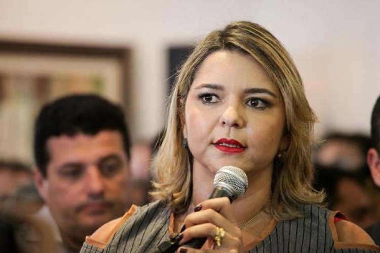 Janaína Marques é ex-prefeita de Luzilândia (Foto: Reprodução)