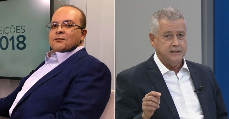 Candidatos Ibaneis (MDB) e Rodrigo Rollemberg (PSB) disputam segundo turno no DF. Fonte: G1