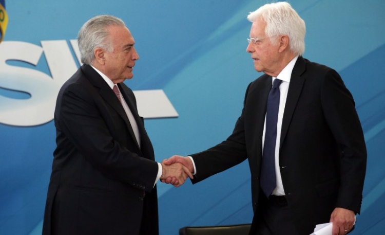 Michel Temer e Moreira Franco. Fonte: G1