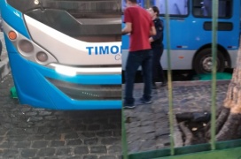 Jovem é atropelada e arrastada por ônibus coletivo na frente do Pai em Teresina (PI)