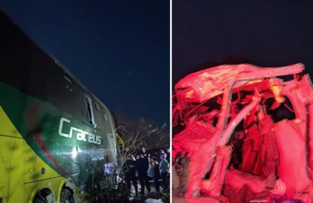Colisão entre ônibus com 27 de passageiros e caminhão deixa três mortos em rodovia do Ceará