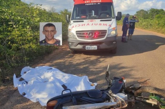 Jovem de Milton Brandão morre em acidente de moto na zona rural de Pedro II-PI