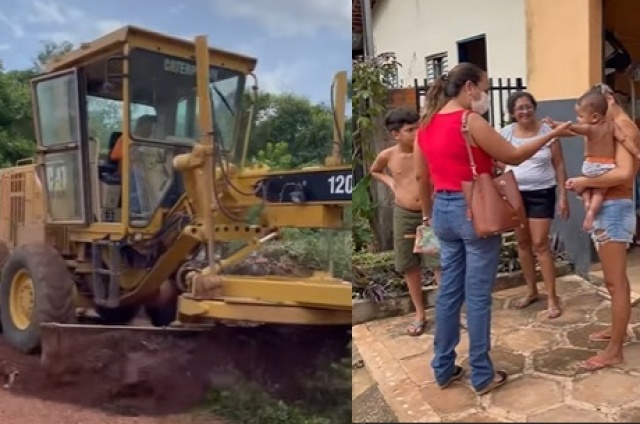 Obras de pavimentação das ruas e estradas são retomadas em Cocal de Telha (PI)