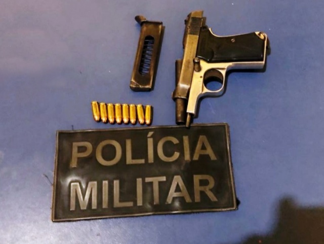 Suspeito armado é preso em flagrante porte ilegal de arma em Assunção do Piauí 